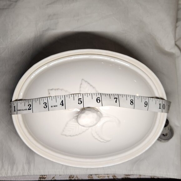 MIKASA English Countryside covered casserole dish 2 Qt ceramic with handles - Picture 8 of 8